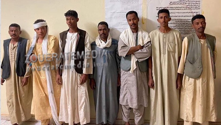 السودانيون السبعة الموقوفون