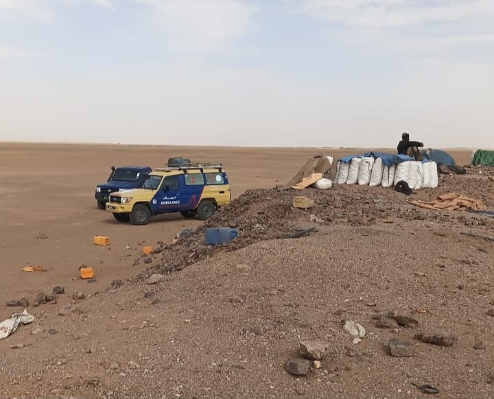 انهيار بئر للتنقيب عن الذهب في اكليب اندور ووفاة منقب والبحث عن آخر